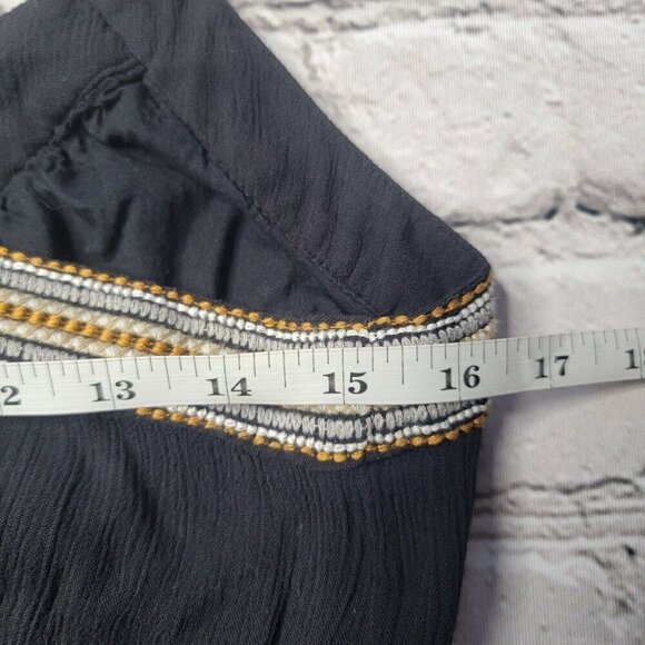 Bcbgeneration Embroidered Lace Up A-Line SunDress Size S - Picture 8 of 11